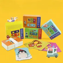 Когнитивные карточки и совпадающие карточки для детей логическое мышление раннего aducation игрушки