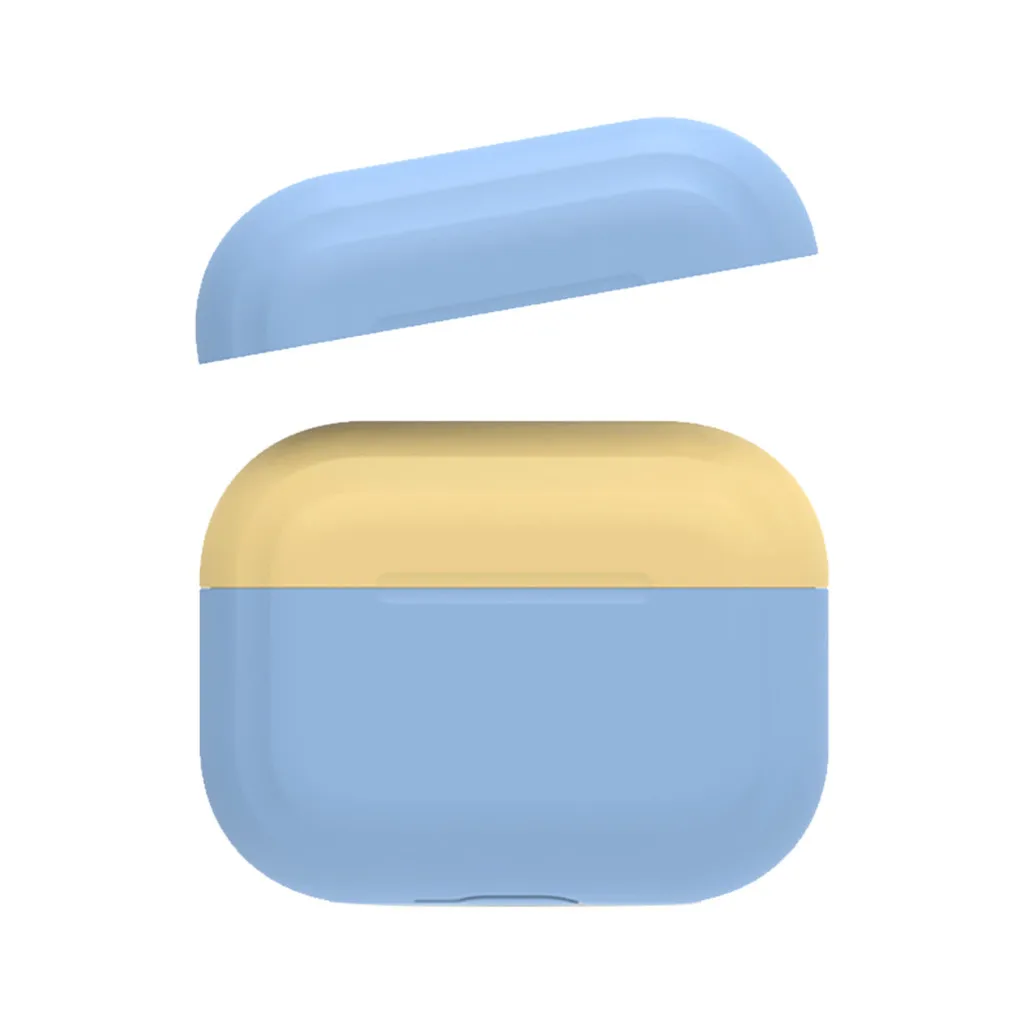 E Силиконовый чехол для Airpods Pro, беспроводной чехол с Bluetooth для Apple Airpods Pro, чехол для наушников Air Pods Pro 3, Fundas, 19Nov - Цвет: E