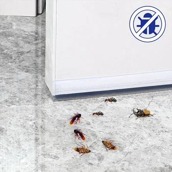 

5M Self Adhesive Door Seal Strip Weather Strip Silicone Soundproofing Window Seal Draught Dust Insect Door Strip 25mm/35mm/45mm