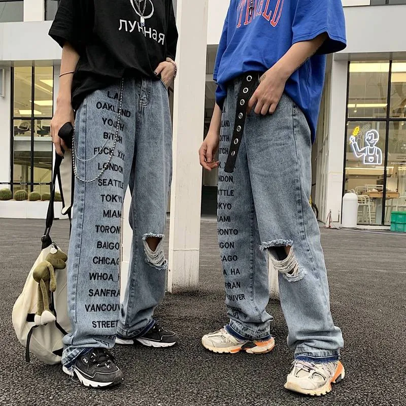 Брендовые шикарные Harajuku Свободные винтажные женские модные женские поясные ремни новые в японском стиле мешковатые джинсы женские