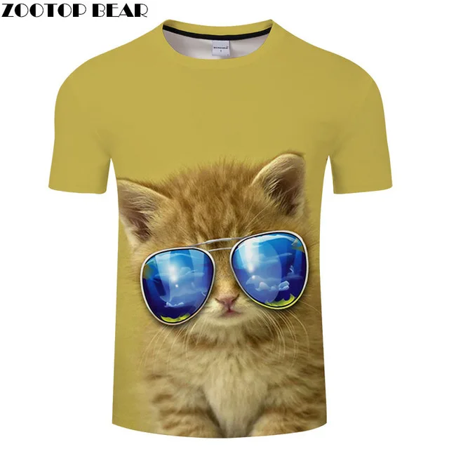 Galaxy Sleep Cat 3D мужская футболка для путешествий, Мужская Праздничная футболка, летняя повседневная футболка с коротким рукавом, Прямая поставка, ZOOTOPBEAR - Цвет: TXKH3127