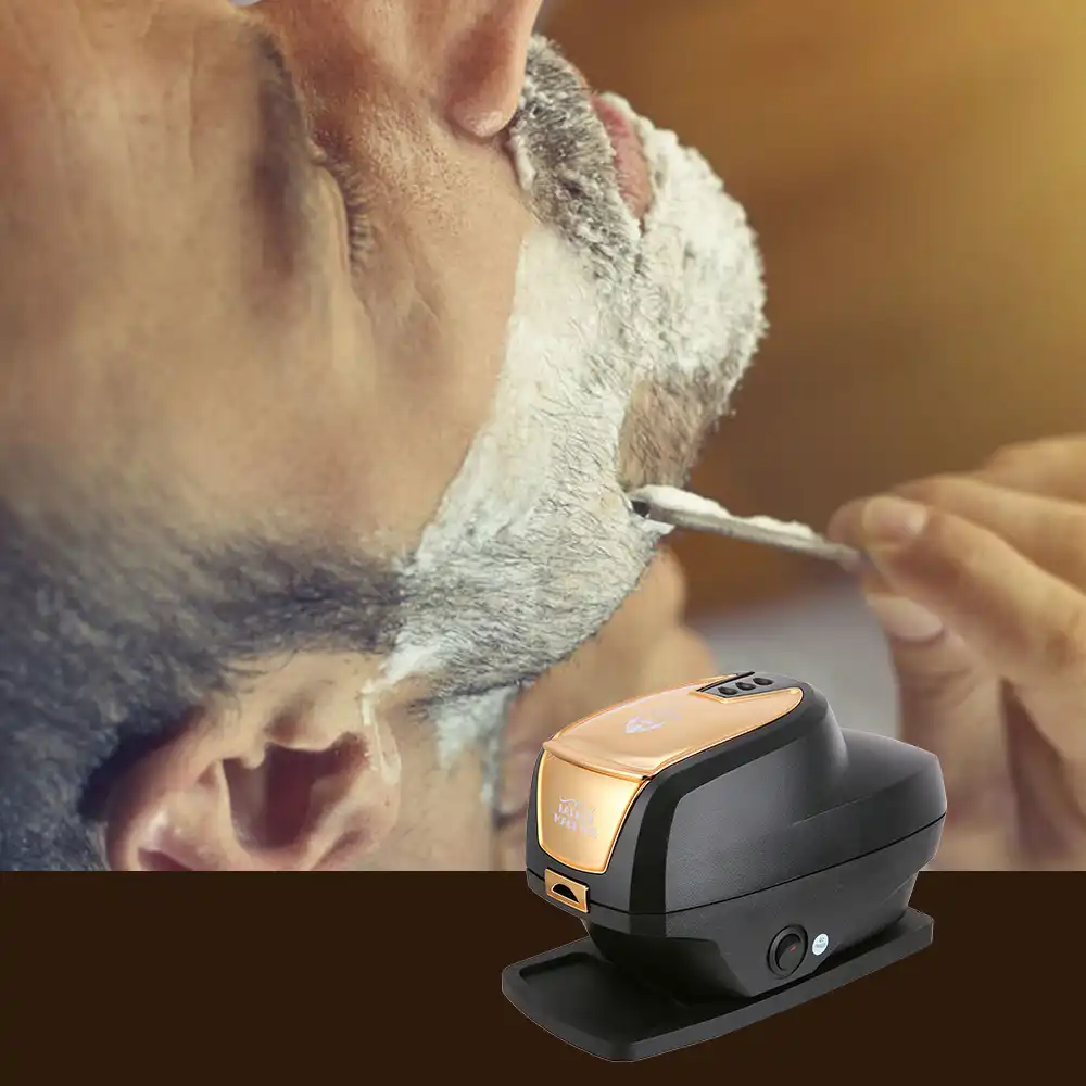 the barber man lather machine