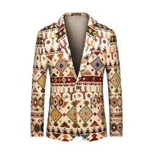 fashion chinese style mens suit jacket blazers single breasted plus size 6xl men blazer slim fit floral print