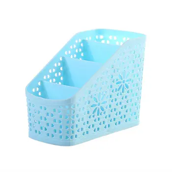 

Multi-Part Office Desk Top Storage Box Plastic Sundries Storage Rack Home Office Storage Pen Pencil Remote Control Holder