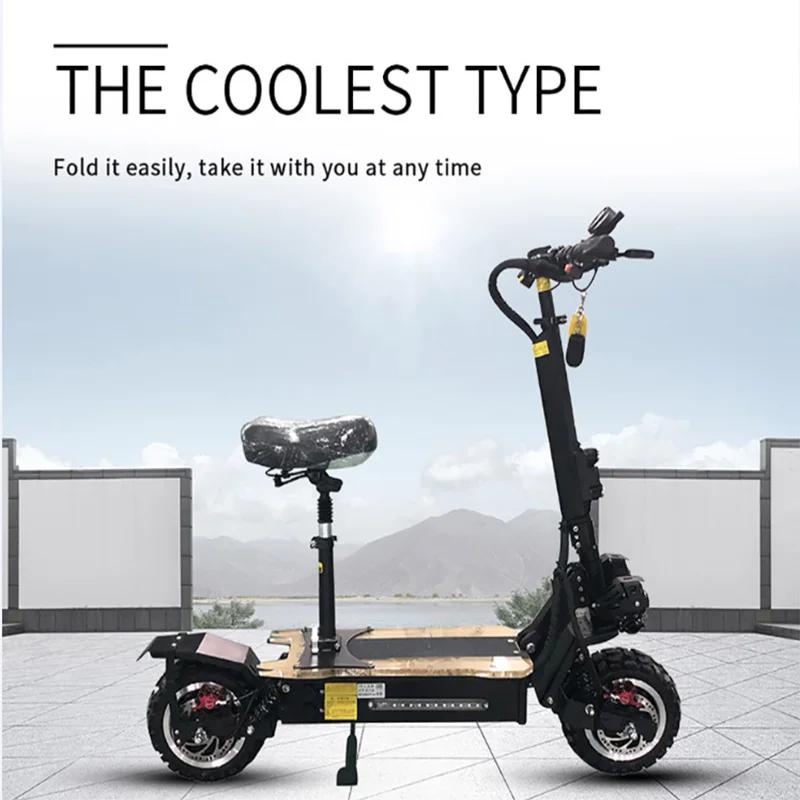 Электрический скутер 60 в 3200 Вт двойной мото E скутер Trotinette электрик Adulte Patinete Eletrico скутер электрический Adulto скейтборд