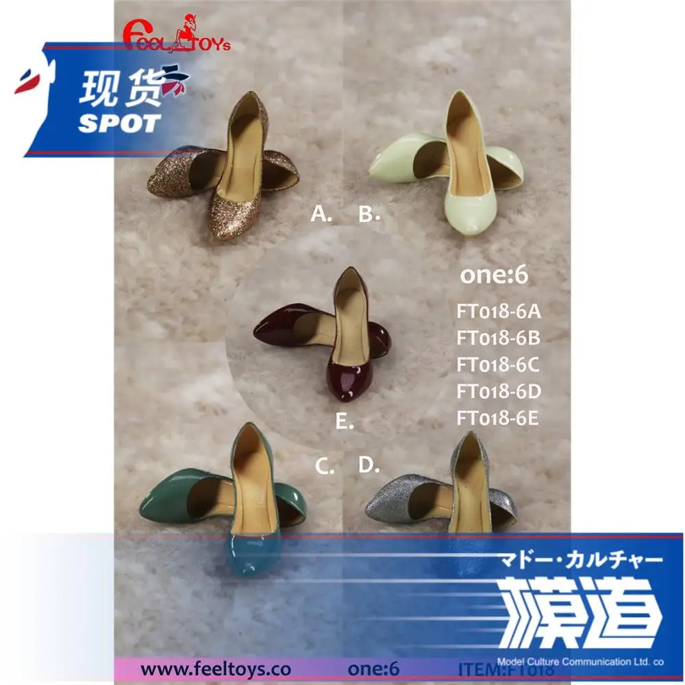 Feeltoys 1/6 FT018 карамельный цвет женские пикантные элегантные туфли на высоком каблуке внутри для 1" экшн-фигурок аксессуары для тела - Цвет: FT018D