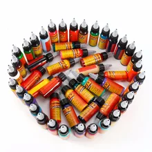 6 шт. чернила для перманентного татуажа набор краски Косметическое покрытие брови, подводка, губы макияж