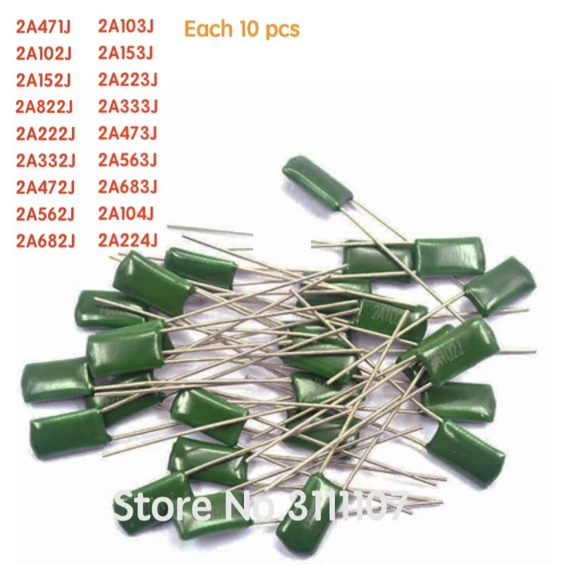 180pcs/lot 2a104j 2a332j 2a472j 2a103j 2a333j 2a473j 2a563j 2a223j