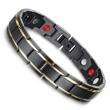 Emagrecimento corporal perda de peso anti-fadiga cura pulseira hematite grânulos estiramento pulseira terapia magnética grânulo fino para homem feminino