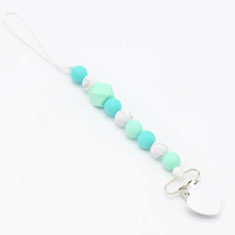 Baby Silicone Pacifier Chain Baby Teeth Grinding Chain Soothes Tooth Glue Anti-dropping Personalized Baby Pacifier Clips Gifts