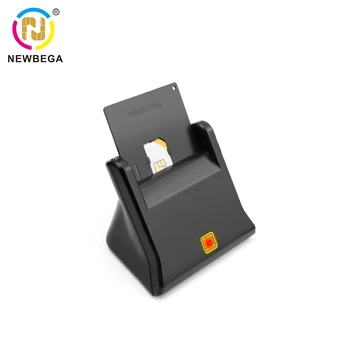 

DM-HC69 Vertical USB smart chip tax declaration card reader SIM IC ID ATM CAC Smart