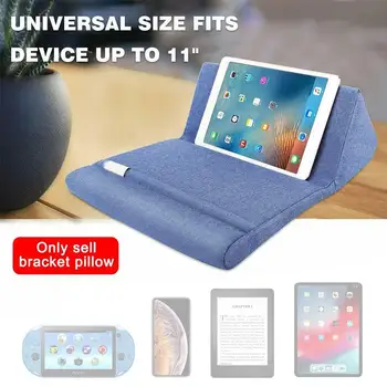 

Portable Folding Tablet Holder for iPad iPhone Pillow Pad Multi-angle Flat Mount Mobile Phone Stand for Xiaomi Huawei Pad