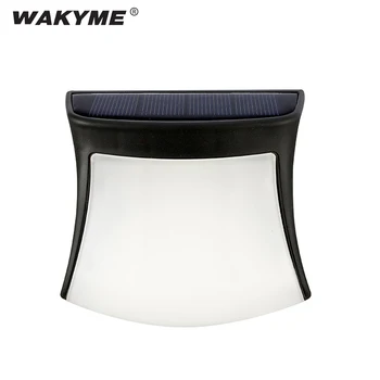 

WAKYME 3 LED Outdoor Solar Light Waterproof Wall Lamp Solar Powered Sunlight for Garden Decoration Yard Pathway Street Light