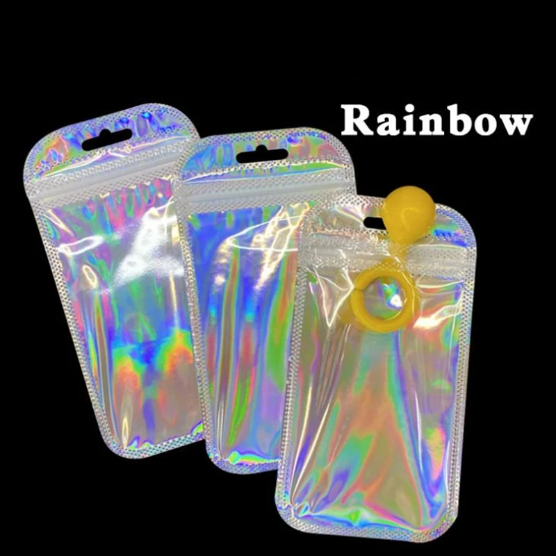 50pcs/Pack Small Plastic Zip Lock Bag With Hole Clear Zipper Jewelry  Packaging Bag Mini Zip Lock Storage Bags - AliExpress