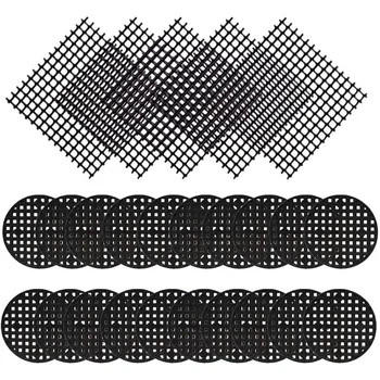 

Plastic Flower Pot Hole Mesh Pad Bottom Grid Mat,Flower Pot Mesh Drainage Screens Prevent Soil Loss Breathable 200