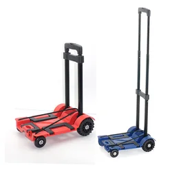 Shopping Folding Mini Mobile Movable Multifunction Moving Collapsible Trolley Foldable Cart