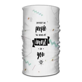 

Headband Invest People Who Invest You Magic Scarf Head Wrap Neck Gaiter