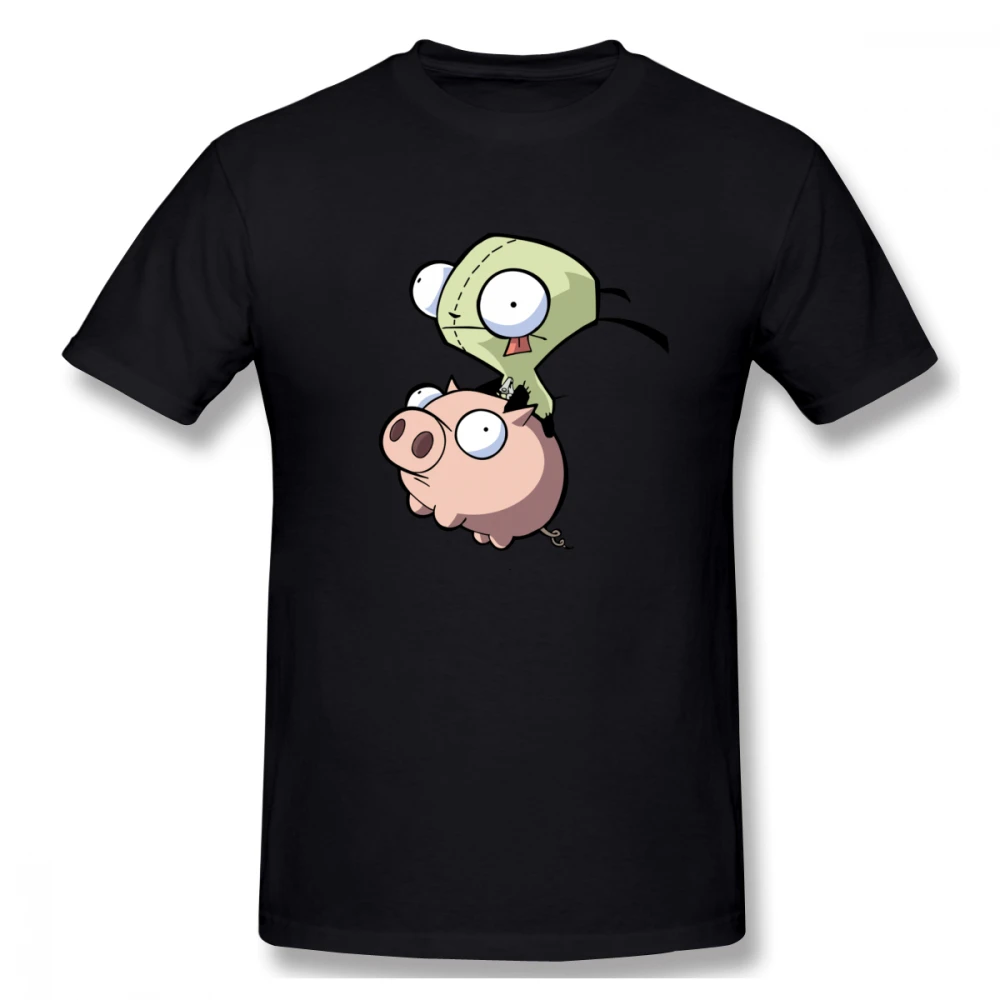 

Invader ZIM Photo t shirt men Casual Fashion Men's Basic Short Sleeve T-Shirt boy girl hip hop t-shirt top tees
