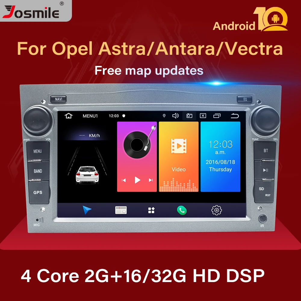 2Din Android 10 Car No DVD Player For Opel Zafira B Corsa D C Vivaro Vectra C Astra H G J Meriva Multimedia GPS Navigation Radio