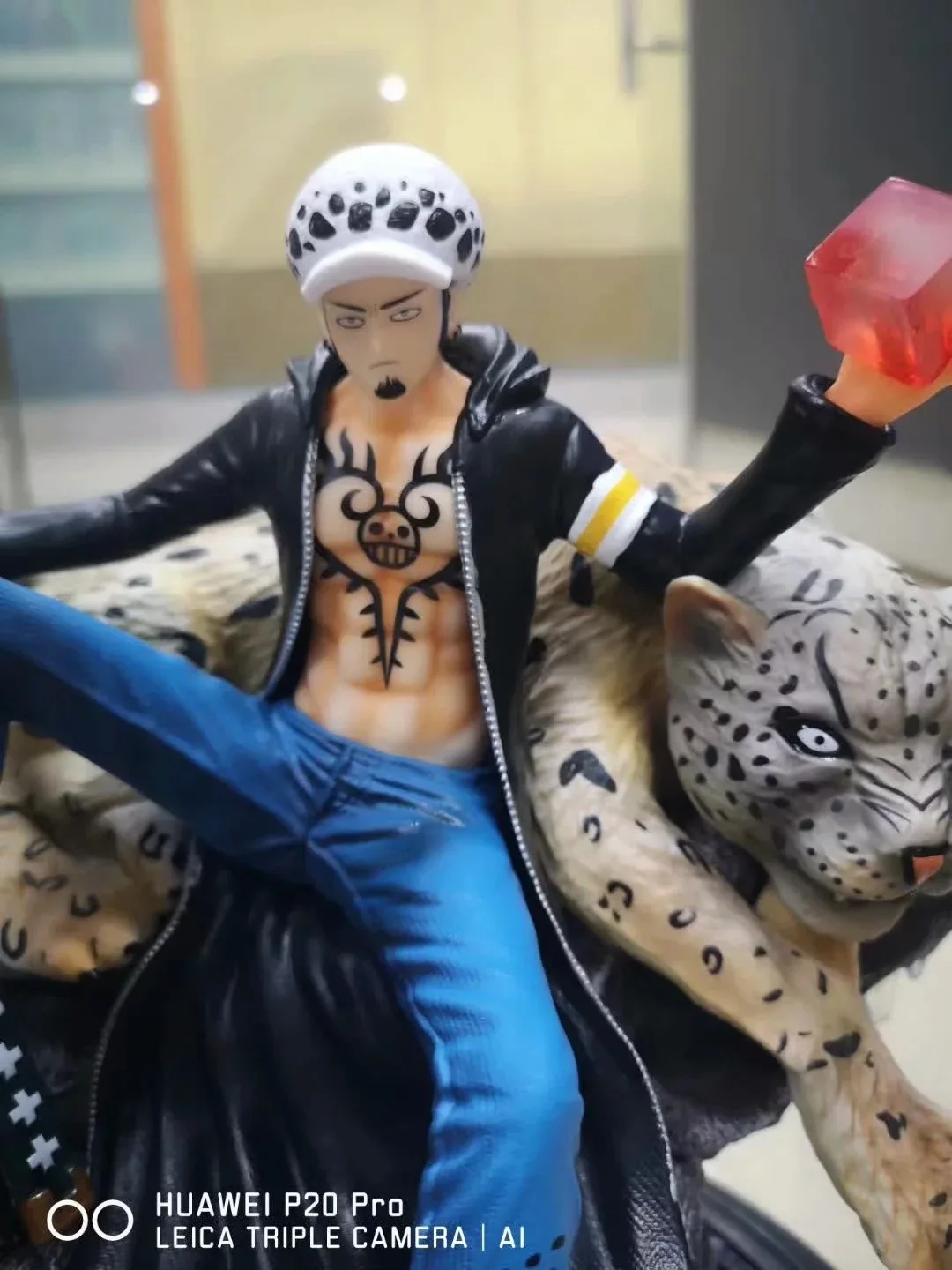 Новое поступление Аниме одна деталь Trafalgar D водное право GK статуя леопарда ПВХ фигурка Коллекция Модель игрушки Луффи Санджи lelakaya