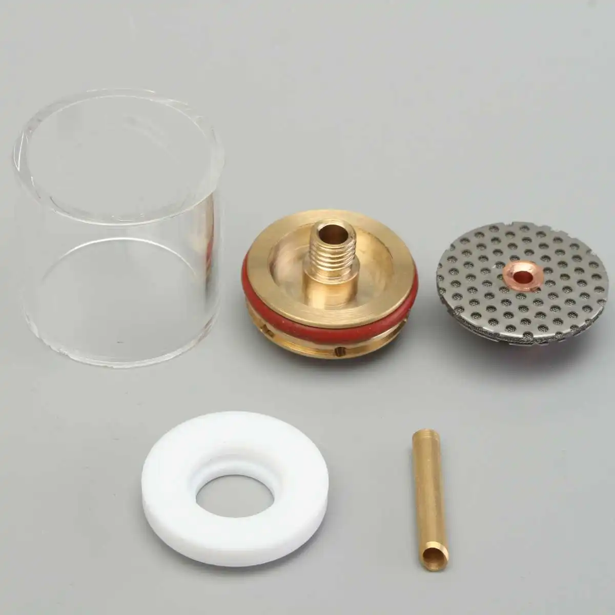 Hot Sale 5PCS 1.0/2.0/1.6/2.4/3.2mm TIG Welding Torch Gas Lens Pyrex Cup Kit For WP-9 20 Series