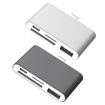 

Type-C USB Type C HUB OTG Sim CF SD TF Card Reader Adapter Converter for MacBook Air Samsung Galaxy Note 8 S8 Accessories