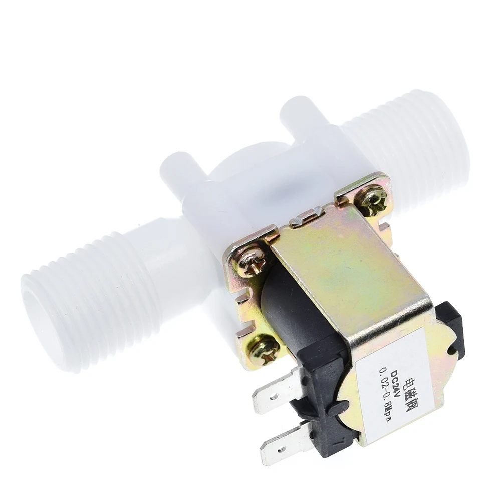 1/2" Kunststoff Magnetventil 12V 24V 220V Magnetischer Waschmaschinenspender Trinkwasser Pneumatischer Druckreglerschalter – Detail 8