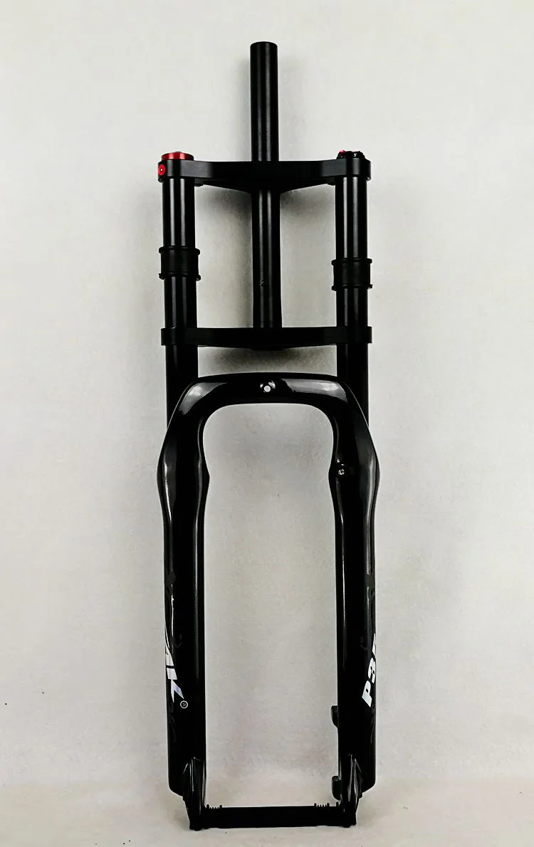 Pasak Fat велосипедная подвесная вилка 26*4,0 пневматическая вилка для шин MTB Moutain 26 дюймов Cruiser вилка 135 мм из магниевого сплава с двойным плечом