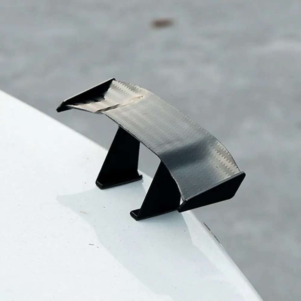 Универсальный мини-спойлер из углеродного волокна, заднее крыло автомобиля, украшение автомобиля