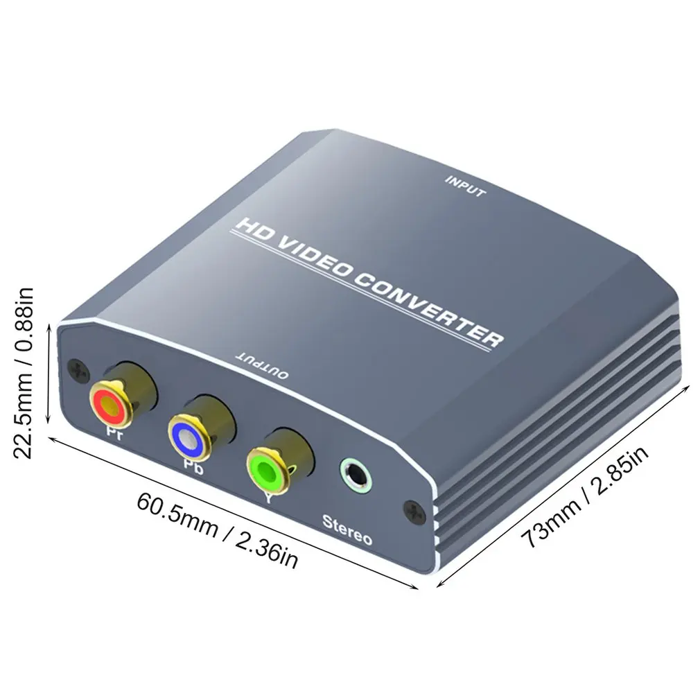 HDMI к YPbPr видео+ Опора аудио конвертера 480i/576i/480 p/576 p/720 p/1080i/1080 P Разрешение для HDTV STB DVD
