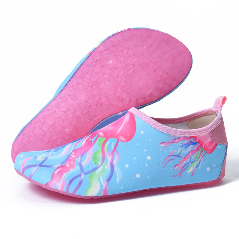 Child Quick Dry Beach Shoes Kids Slipper Water Shoes Footwear Boy Girl Barefoot Aqua Socks For Beach Pool Child girls leather shoes