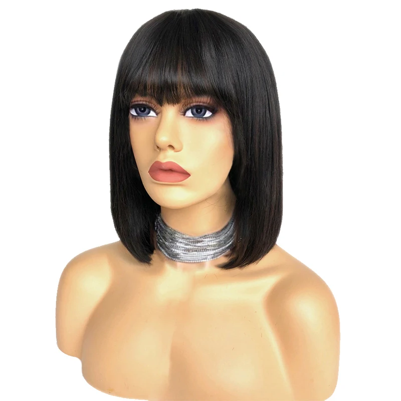 Lanqi-cheap-straight-Brazilian-human-hair-wigs-for-black-women-pixie-cut-short-bob-wig-With