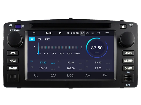 Flash Deal NaweiGe 6.2Inch Android Octa core 9.0 PX5 4+32GB Car dvd for Toyota Corolla 2004-2007 Autoradio GPS Navigation Car Radio Stereo 2