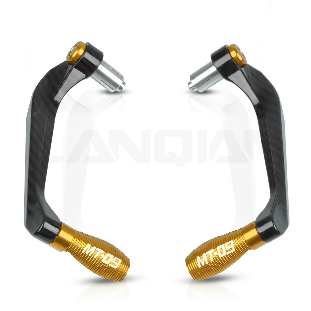 For Yamaha MT09 FZ09 Motorcycle Brake Clutch Levers Guard Protector MT-09 FZ-09 MT 09 FZ 09 Parts - Цвет: Gold MT09