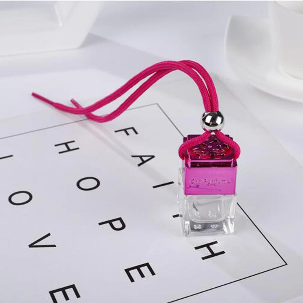 Car Air Freshener Perfume Bottle Smell Odor Hanging Bottle Pendant Aroma Diffuser Air Freshener Car Accessories Gift