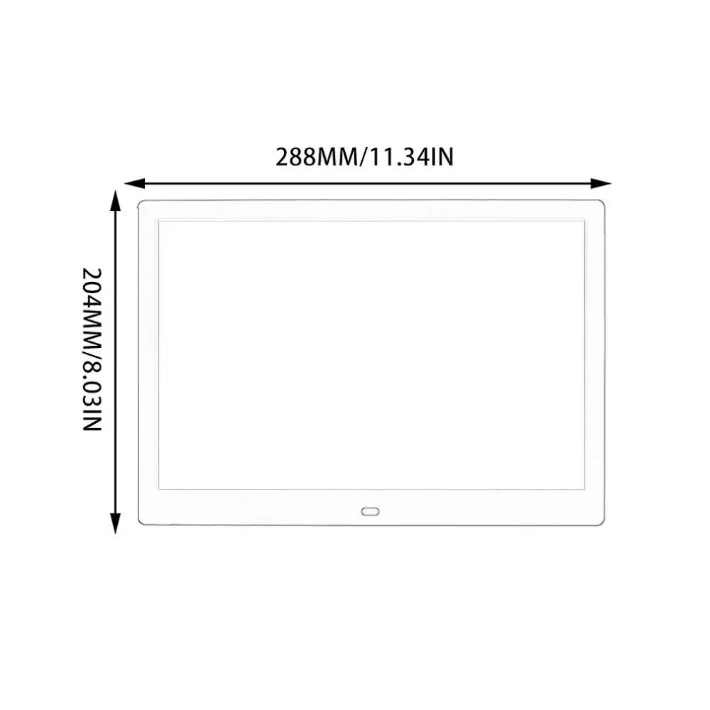 12 дюймов Экран светодиодный Подсветка HD Цифровая фоторамка электронный альбом фото музыка пленка полный Функция, хороший подарок для ребенка