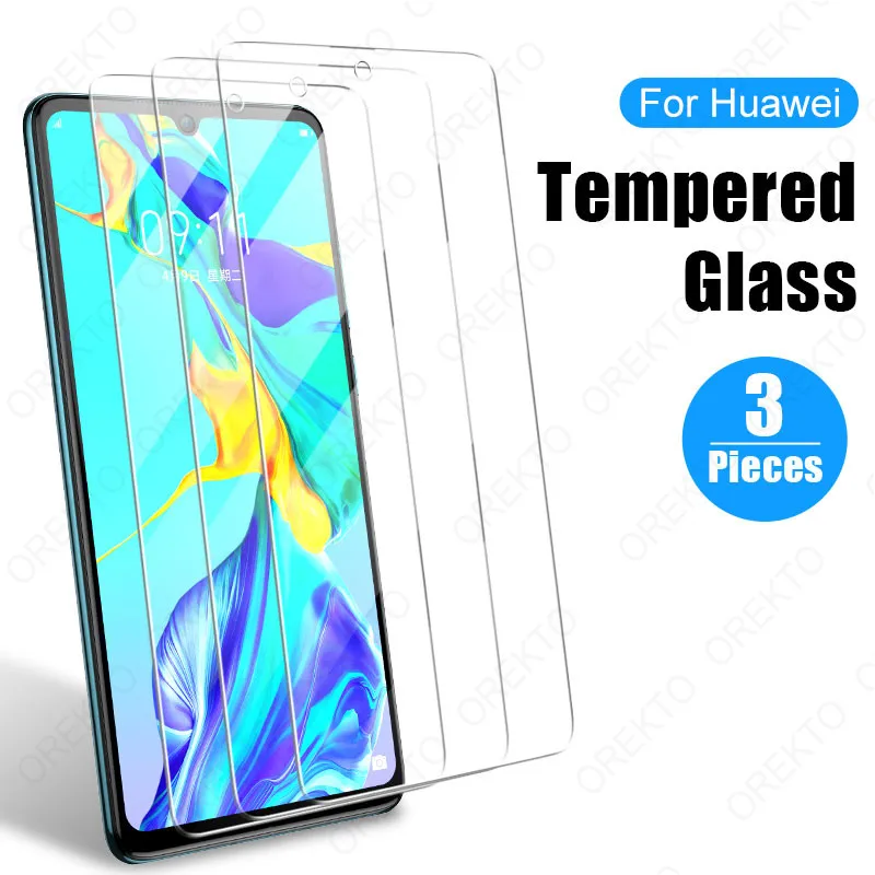 Защитное стекло для Huawei P30 P40 P20 Lite P Smart 2019 Mate 20 30 10 Honor 8X 3 шт. | Мобильные телефоны и