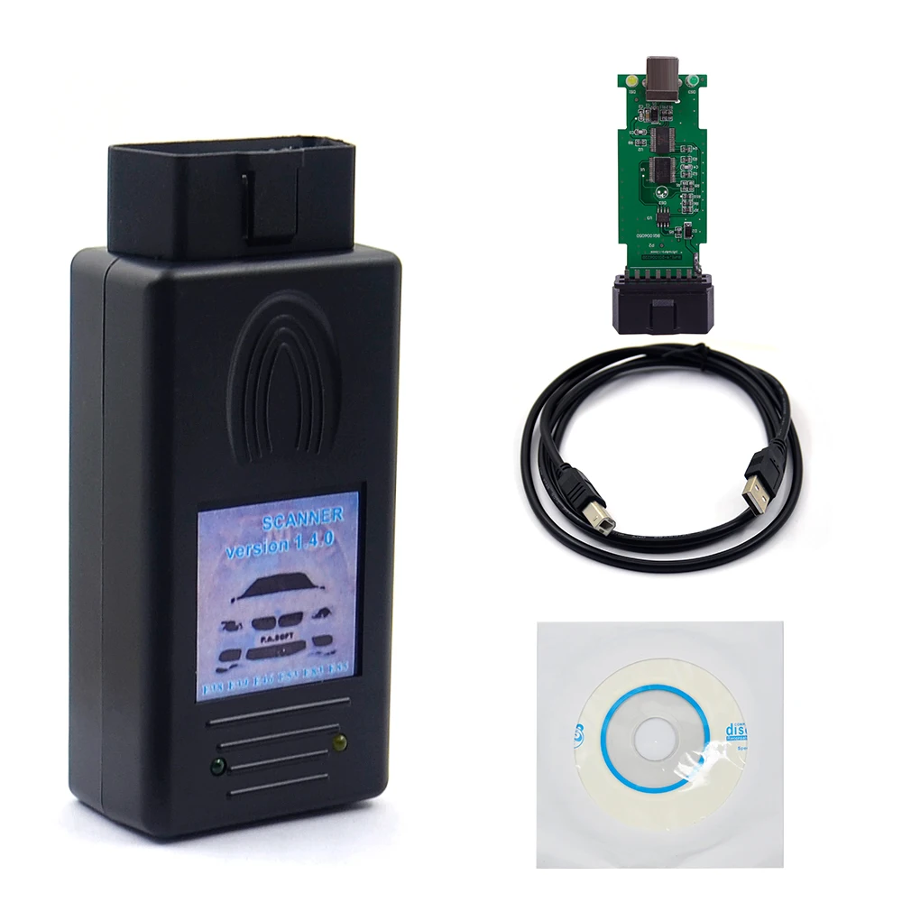 OBD2 сканер 1.4.0 для bmw Автомобильный сканер Средства автоматической диагностики USB сканер automotivo сканирующий инструмент шасси модели двигателя и многое другое