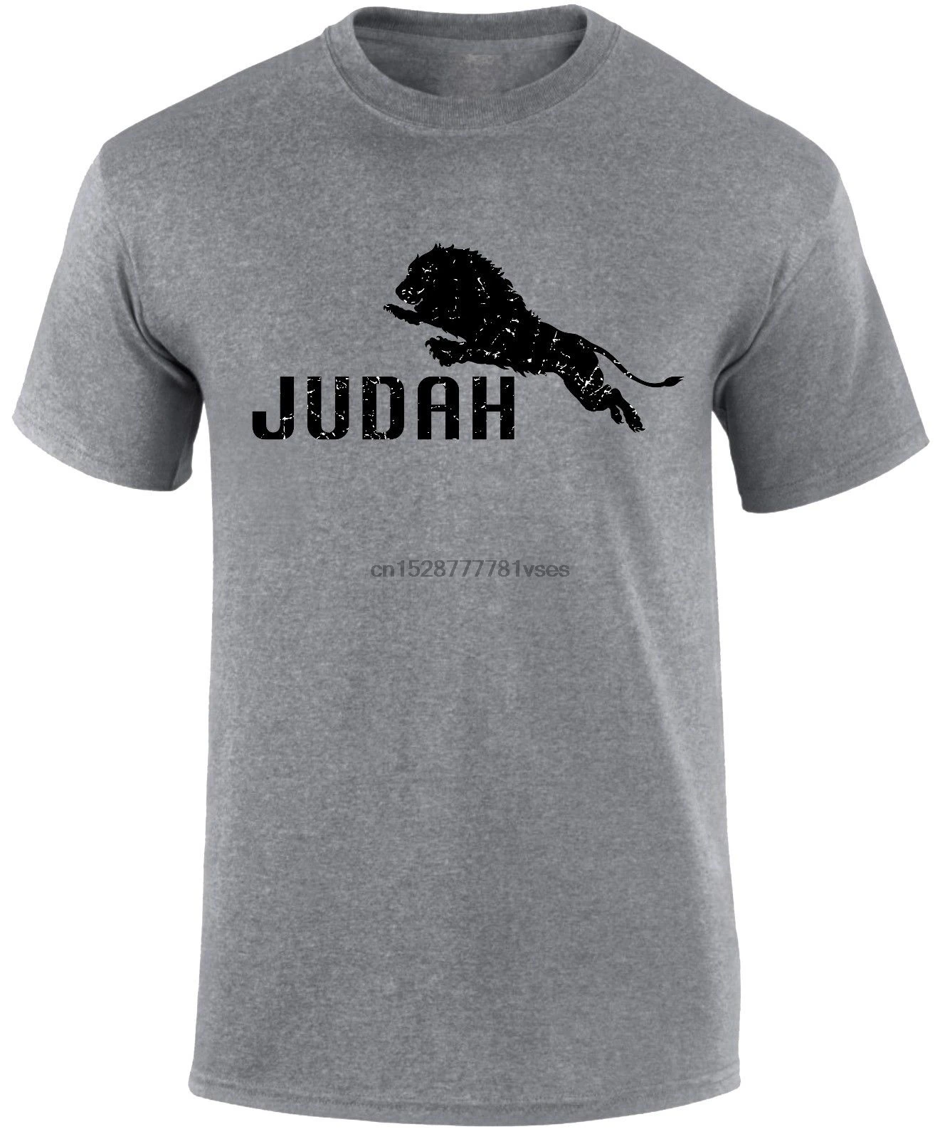 

Jesus The Lion of Judah Religious Gospel Slogan Jewish Christian Men T-shirt summer o neck tee free shipping cheap tee