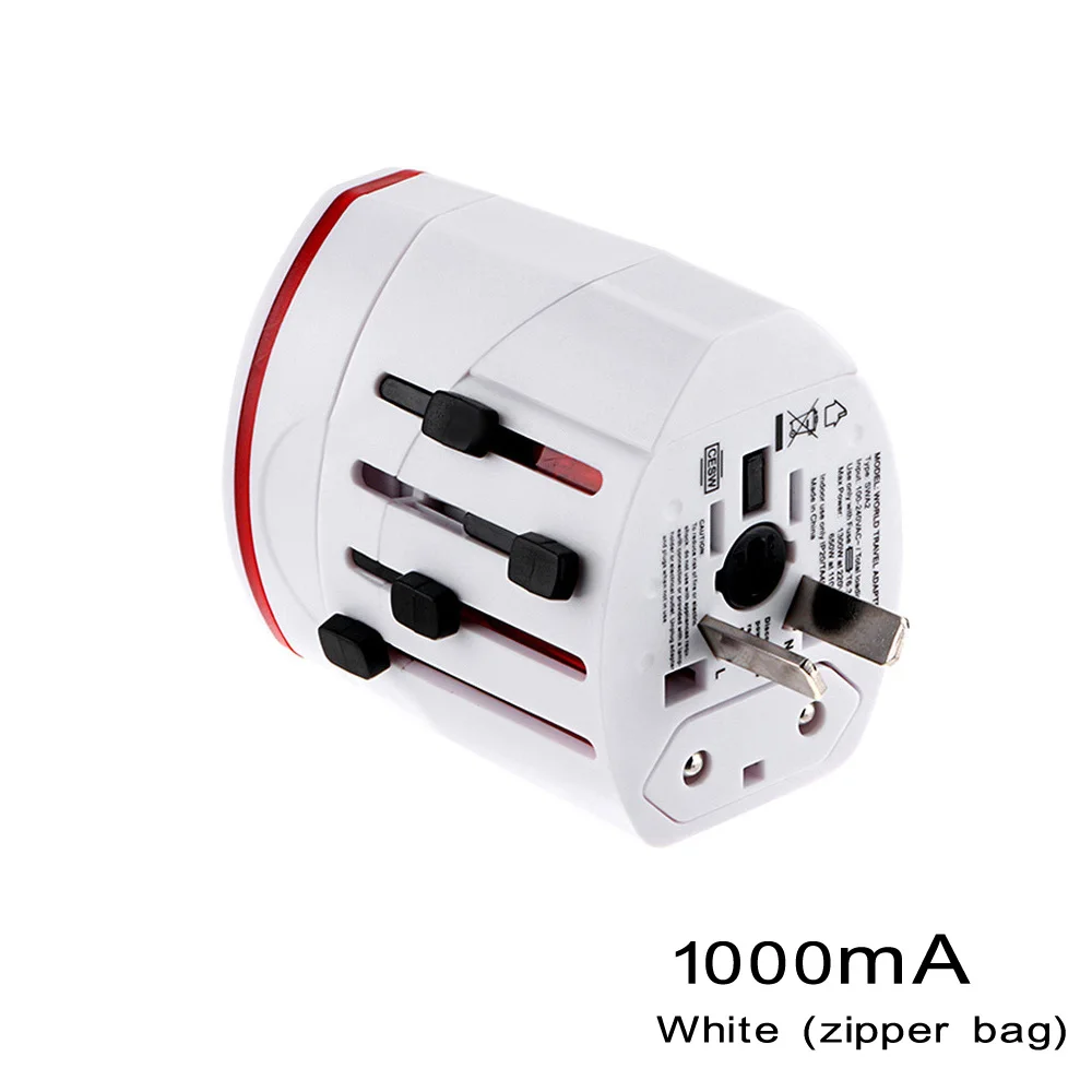 

1pc Power Outlet Adapter World USB Travel Power Plug Adapter Electric Converter Wall Charger