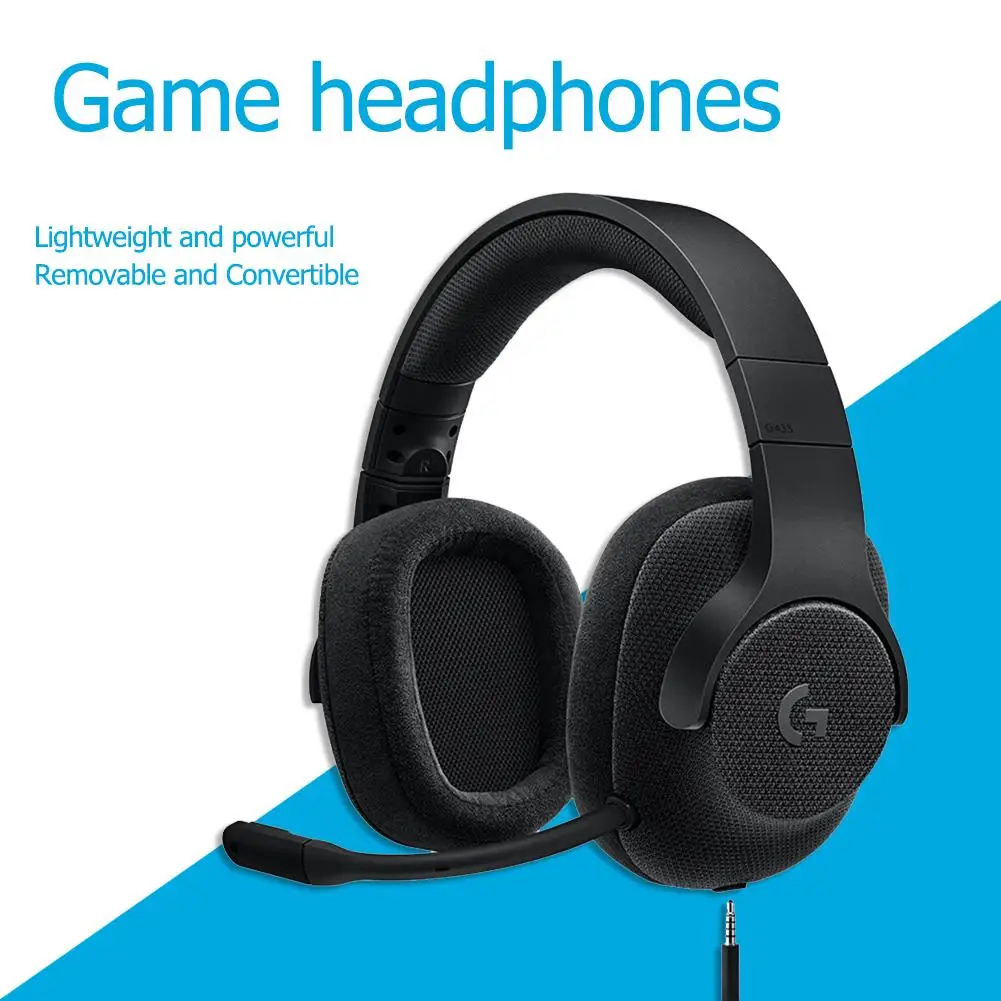 Проводные наушники Logitech G433 X 7 1 игровая гарнитура объемного звучания для ПК PS4 PRO