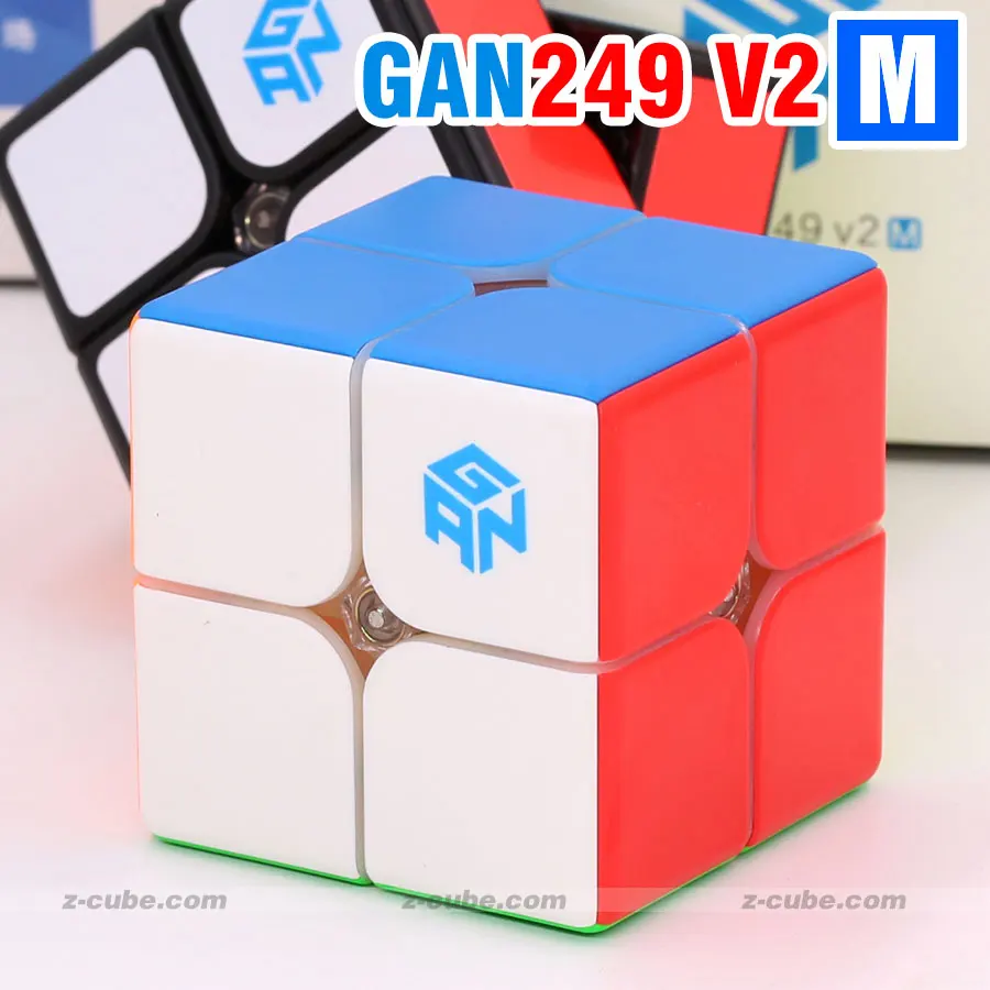 Магический куб головоломки кубик Гань GAN 249 v2 M V2M 249V2M GAN249 V2 2X2X2 2X2 профессиональные