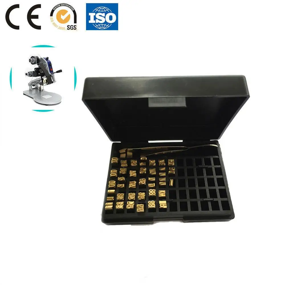 Character/Numers/Letters Apply to Manual Ribbon Date Coding Machine Parts Set Date Printing original dx5 unlocked print head eco solvent printhead printing machinery parts