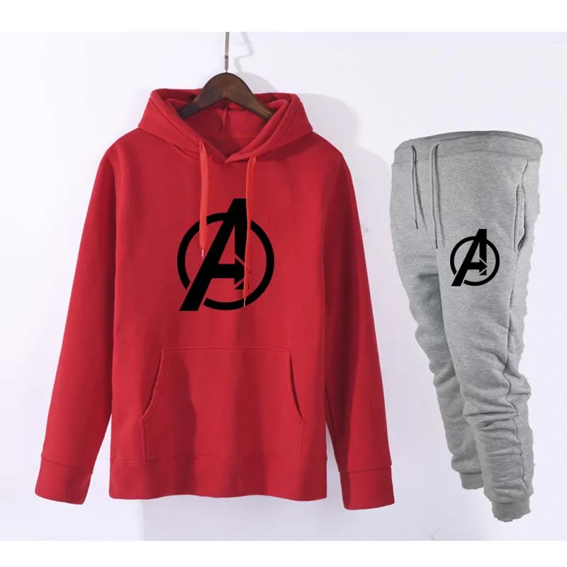 

2018 otoño chándal de manga larga grueso sudaderas con capucha conjunto de 2 piezas Casual deporte conjunto de chándal de mujer