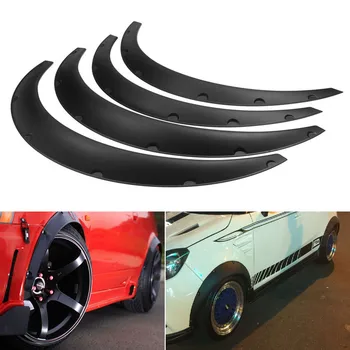 

4PCS/SET Universal Car Fender Flares Wheel Arch Trim Strip Eyebrow Protector