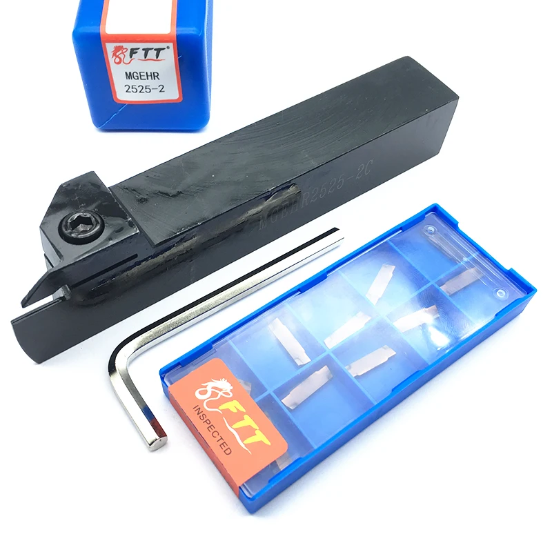 10 шт. MGMN200 G YC1125 высококачественные карбидные вставки 1 шт. MGEHR2525-2 инструмент для прорезания наружных канавок держатель для разделяющей пластины токарный станок набор инструментов