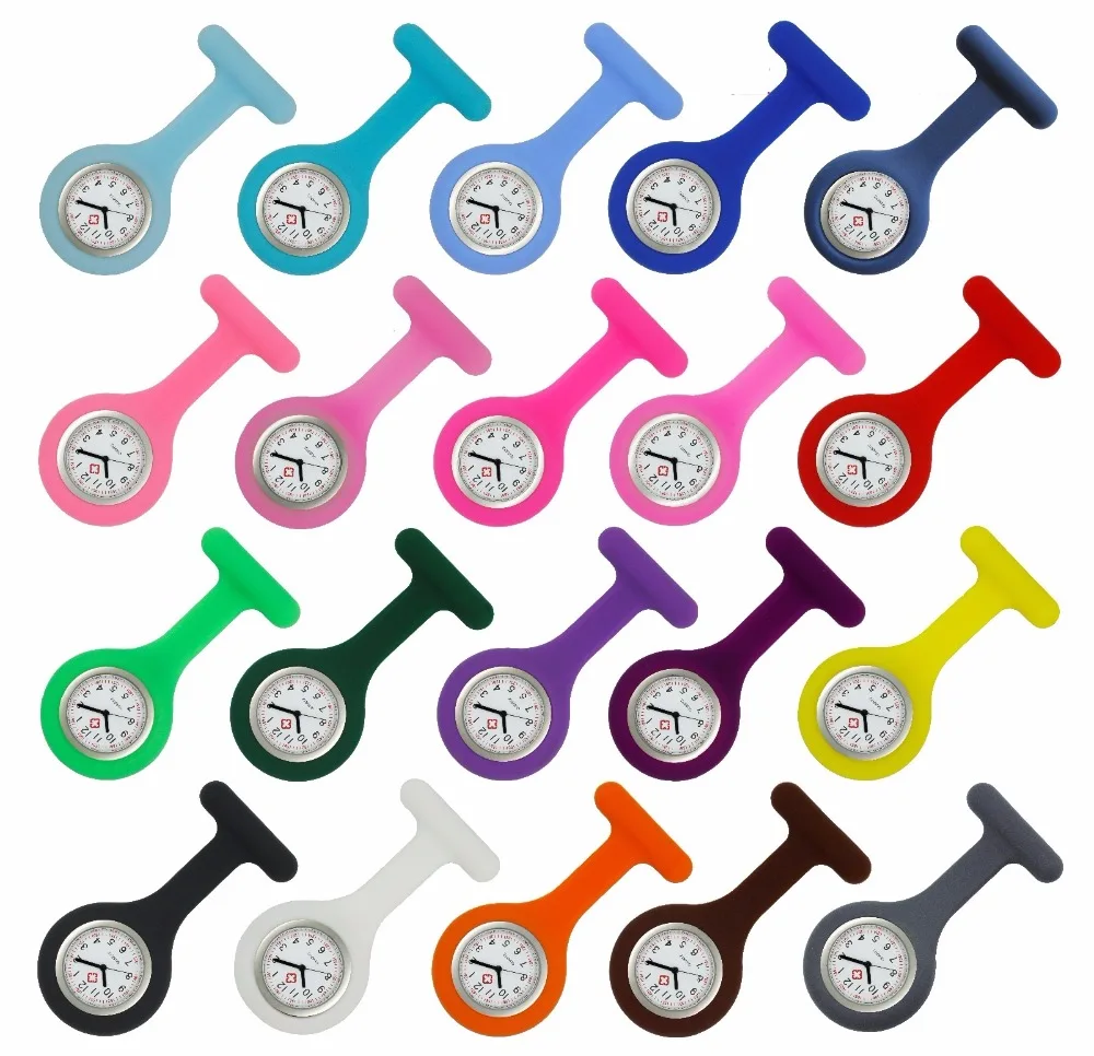 100pcs-lot-Fashion-Silicone-women-ladies-Nurse-Watch-Pocket-Watch-Colourful-Professional-Medical-Doctor-Hang-Quartz