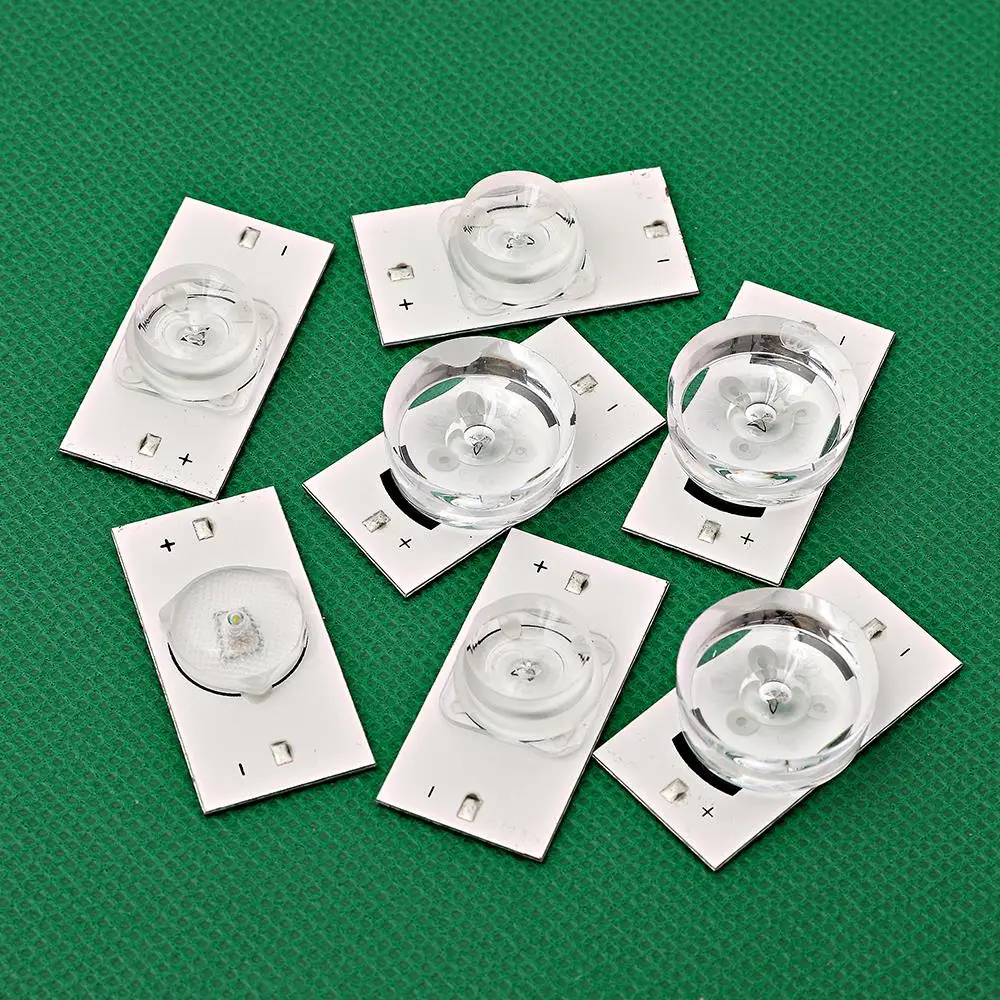 100%NEW high quality 6V 3V  SMD Lamp Beads with Optical Lens Fliter for 32-65 inch LED TV Repair CL-40-D307-V3