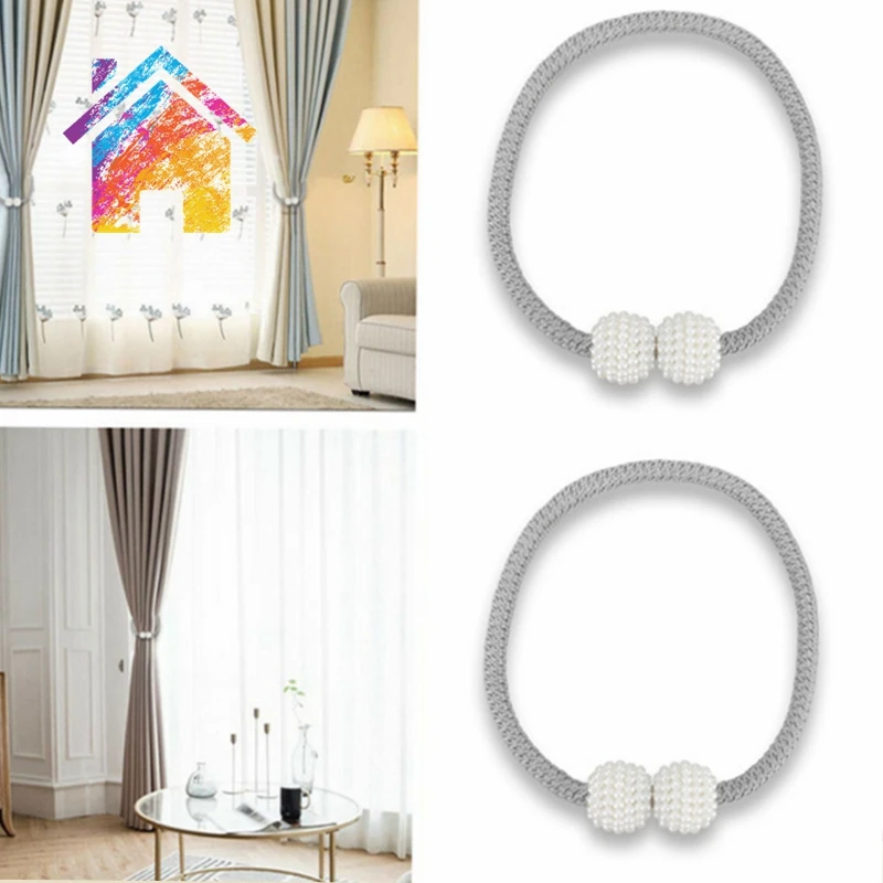 1 Piece of New Pearl Buckle Curtain Clip Curtain Frame Lace Buckle Clip Hanging Ball Buckle Lace Curtain Accessories Home Decora