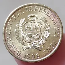 15,5 мм Перу, настоящая коморативная монета, оригинальная коллекция